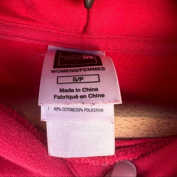 The North Face pink with purple half dome Logo sweatshirt hoodie - Picture 4 of 5